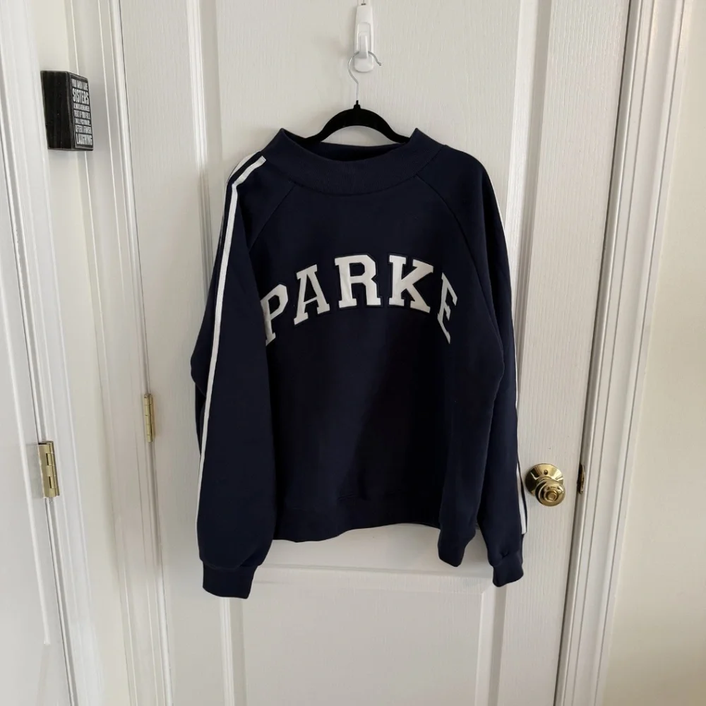 BRAND NEW PARKE Sport Stripe Mockneck L/XL - Picture 4 of 6